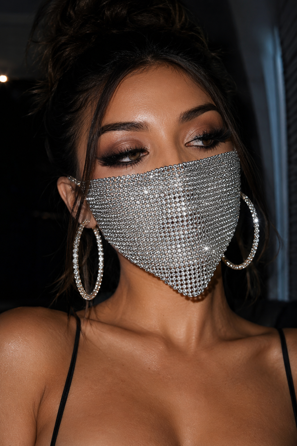 Silver Glam Facemask